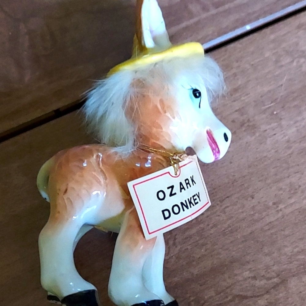 Ceramic donkey